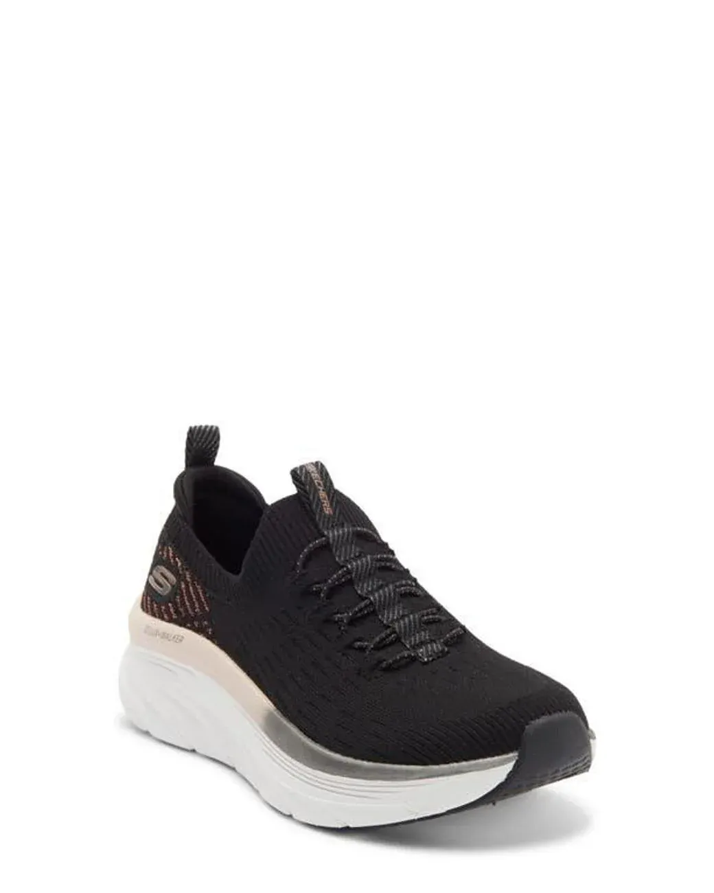 Women's Black Relaxed Fit D'Lux Walker Sneaker