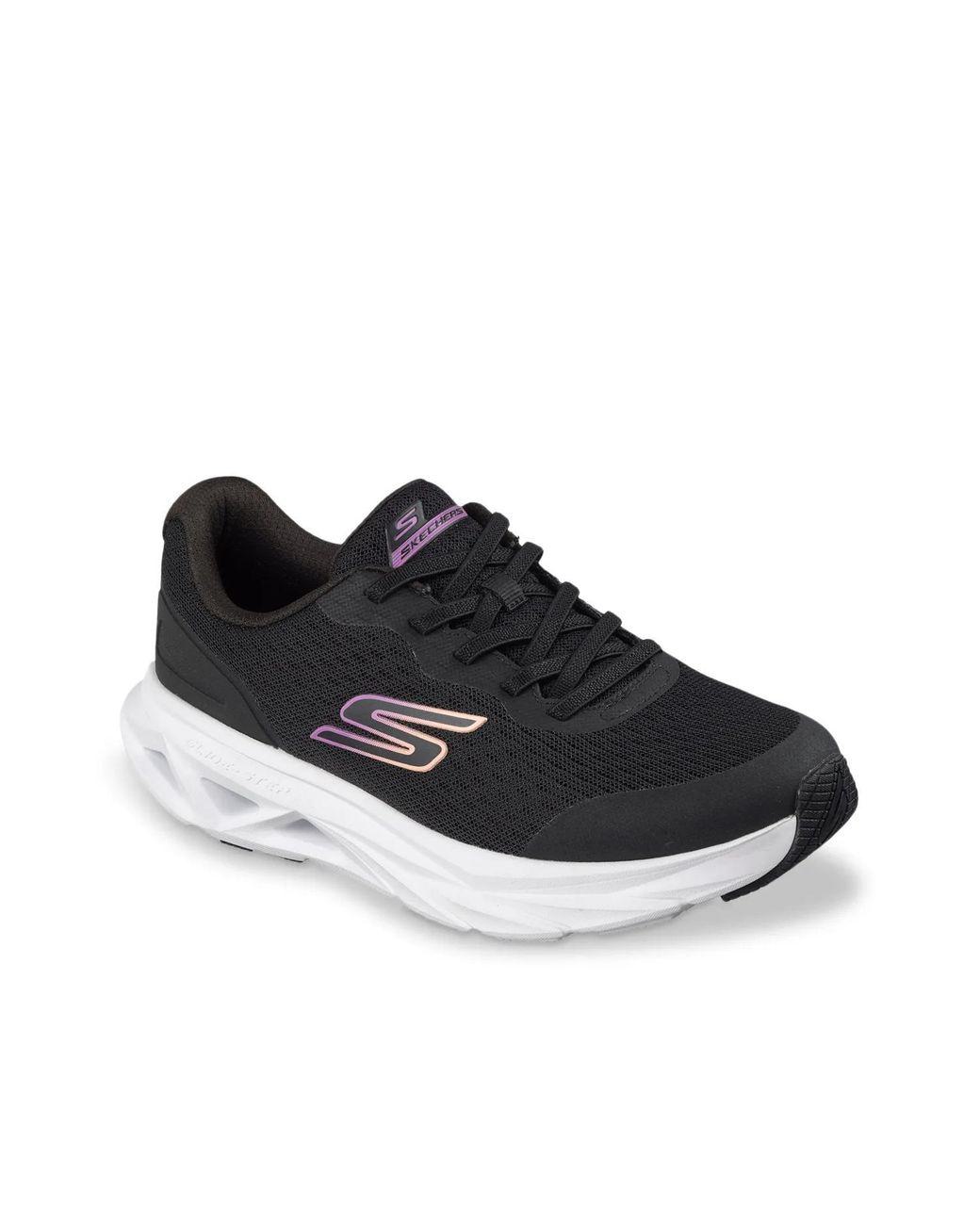 Women's Black Wide Width Glidestep Vortex Avalin Sneaker