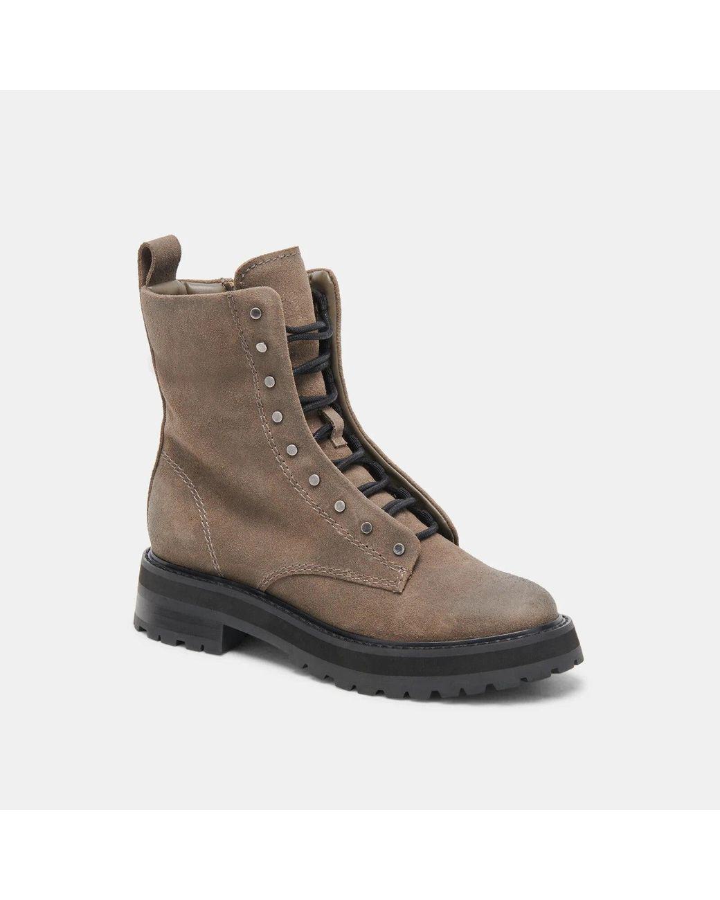 Women's Brown Ranier Dp88M0060 Boots Suede Zipper Ankle Jobb309