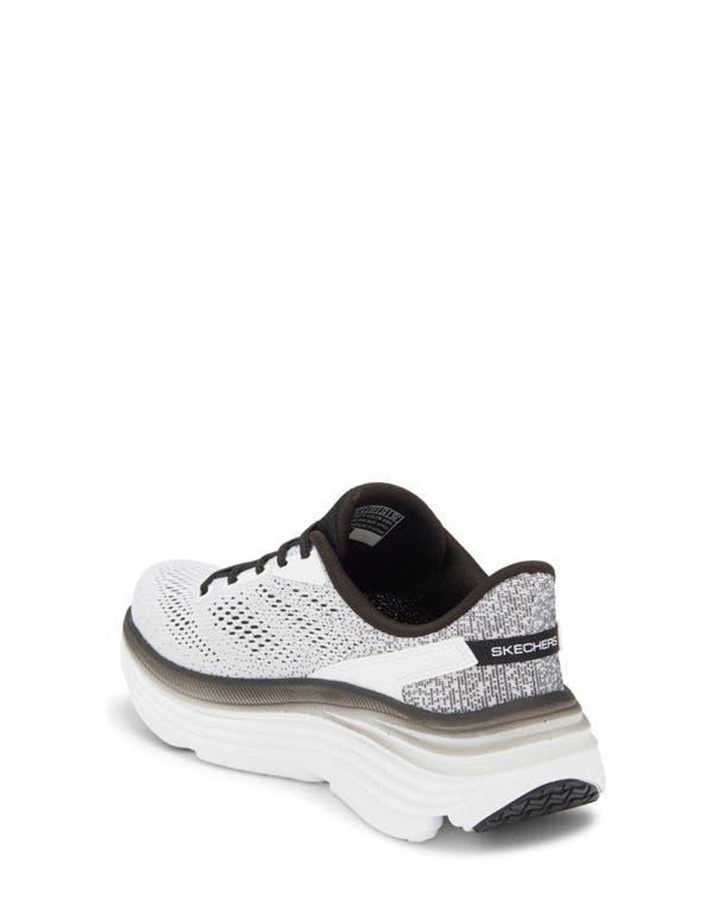 Women's White Max Cushiong Endeavor Kauska Sneaker