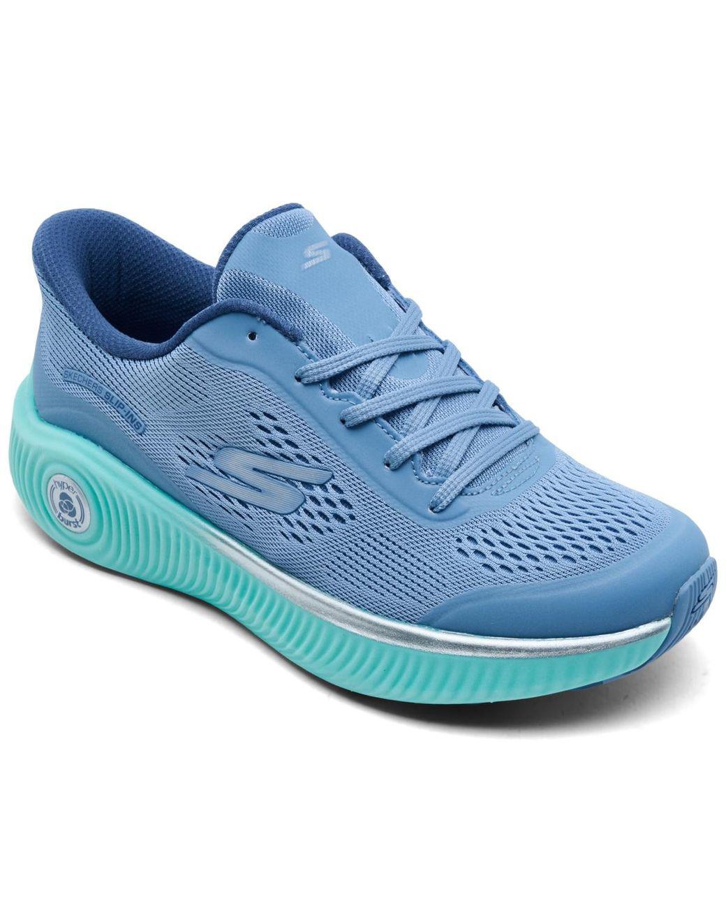 Women's Blue Slip-ins: Arch Fit Go Run Anywhere Running Sneakers From Finish Line