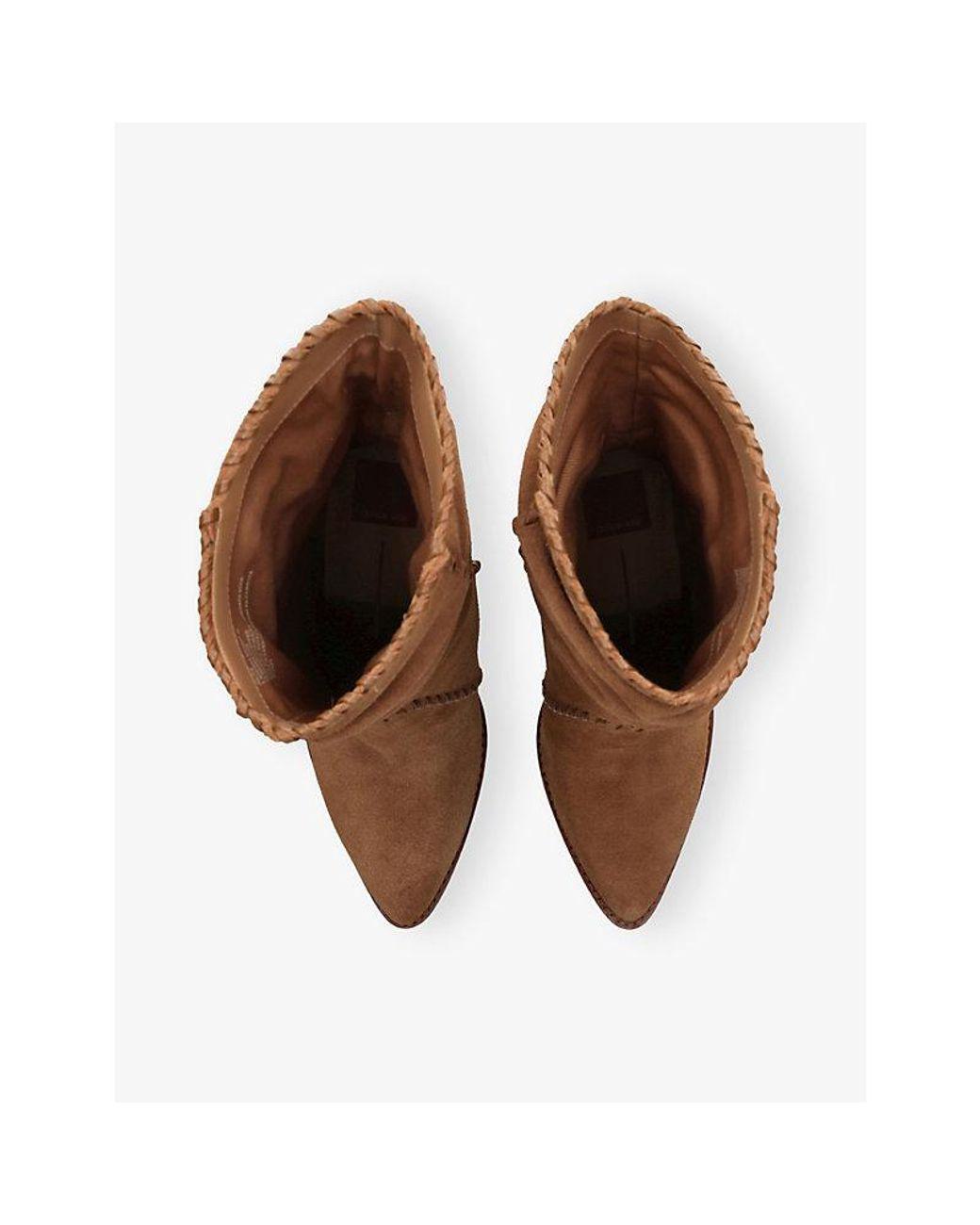 Women's Brown Julith Suede High-Leg Boots